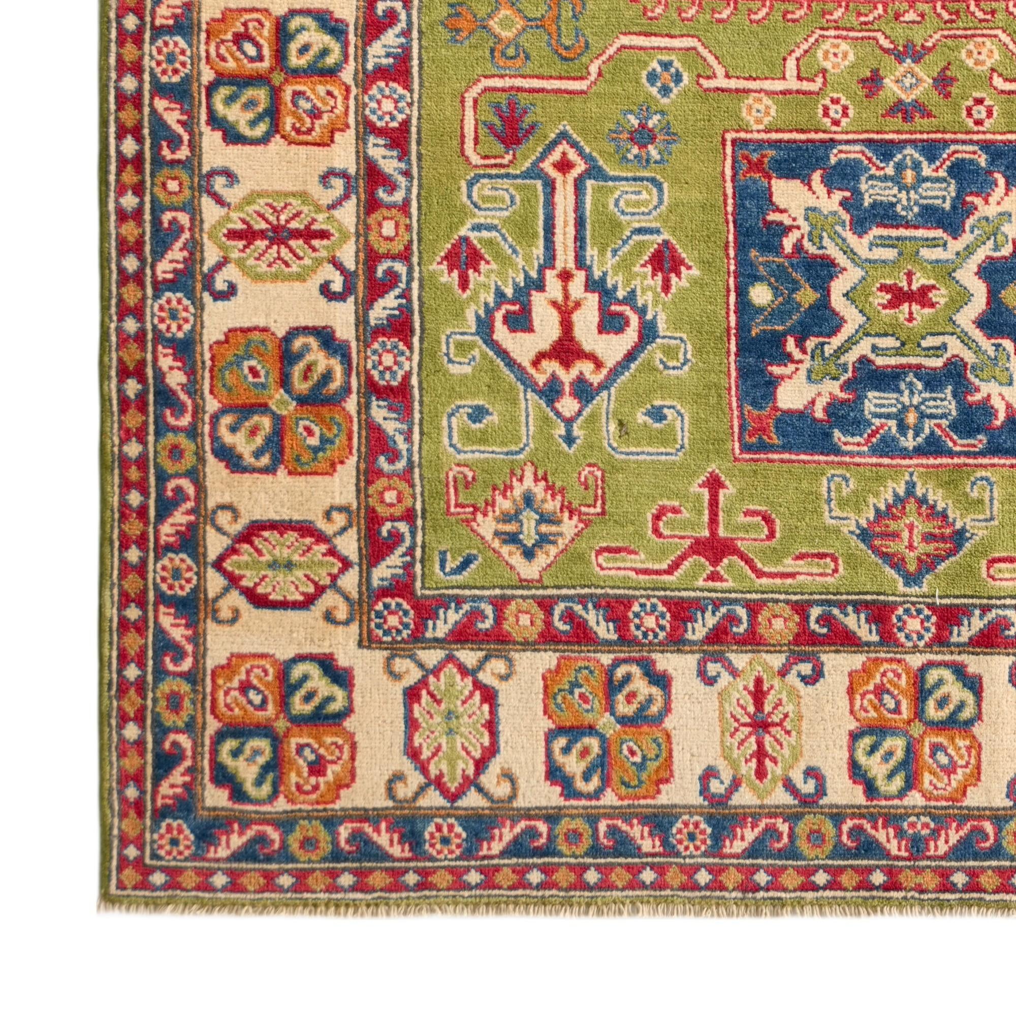 Detail image 7 of 10: 5' x 6' 9 Hand Knotted Kazak Rug