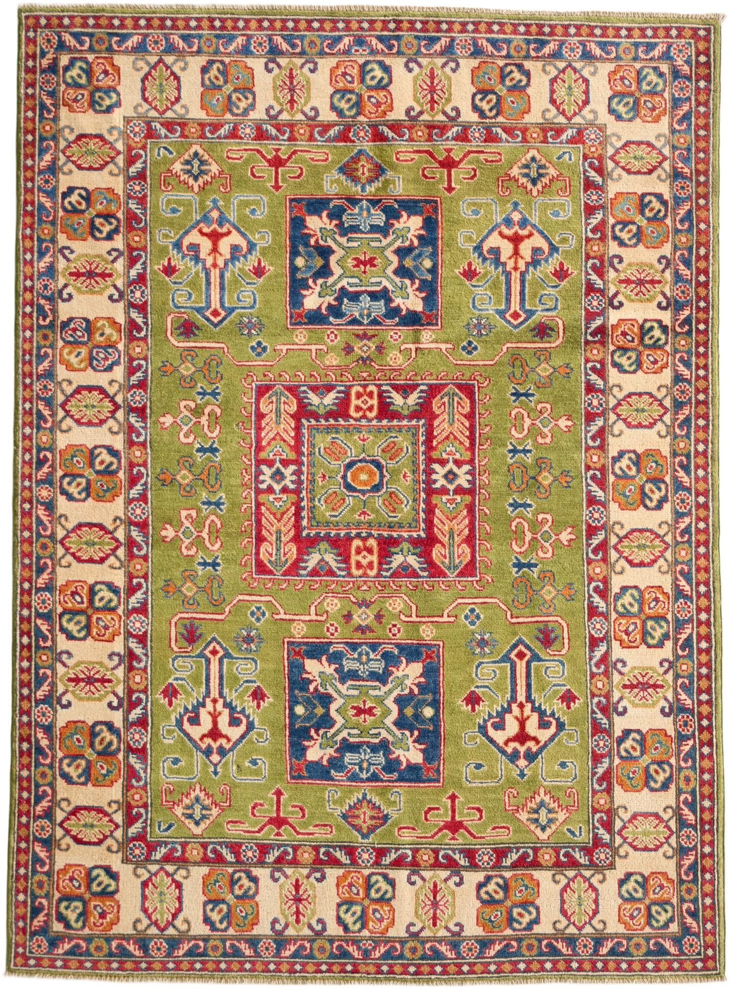 Detail image 2 of 10: 5' x 6' 9 Hand Knotted Kazak Rug