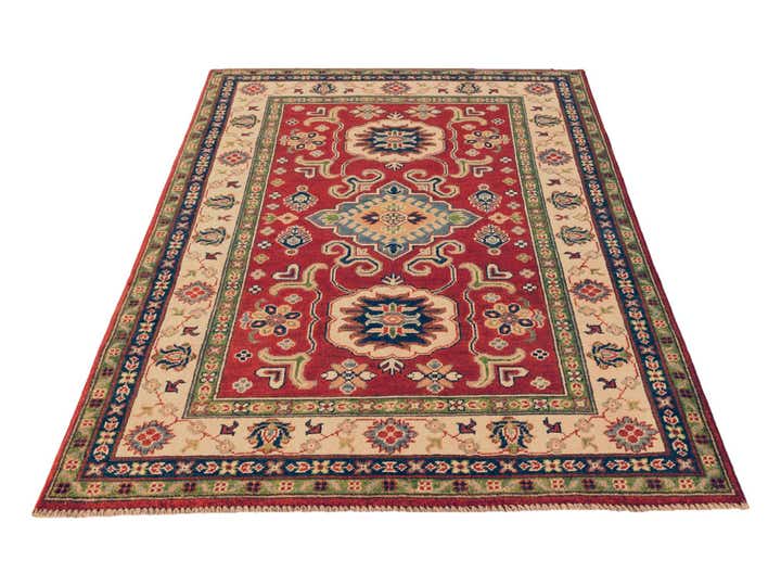 3' 11 x 6' 1 Hand Knotted Kazak Rug