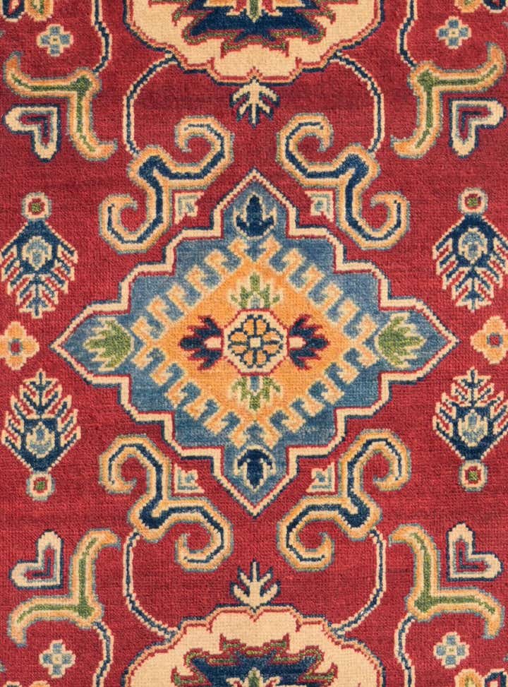 3' 11 x 6' 1 Hand Knotted Kazak Rug
