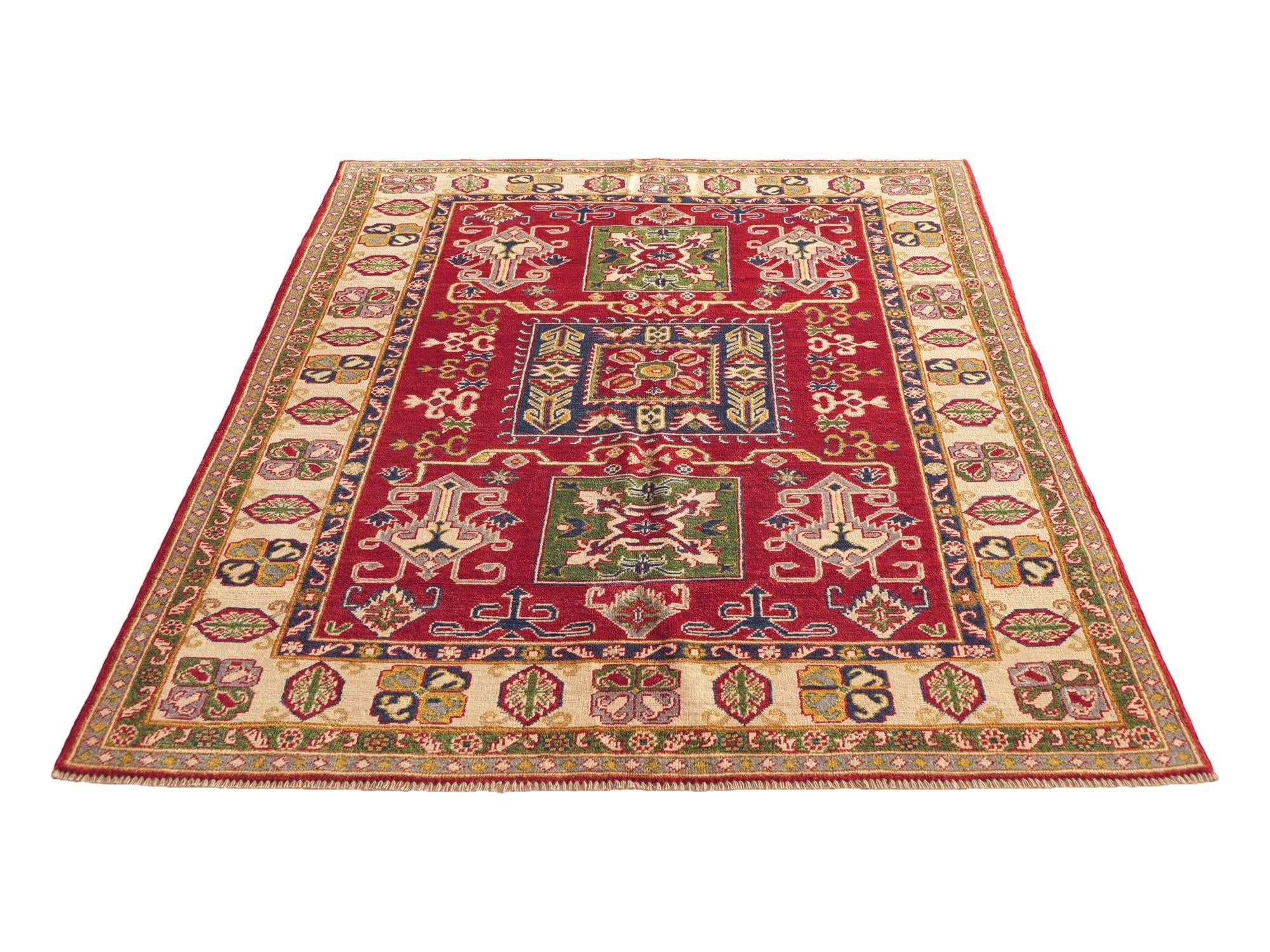 150cm x 210cm Hand Knotted Kazak Rug