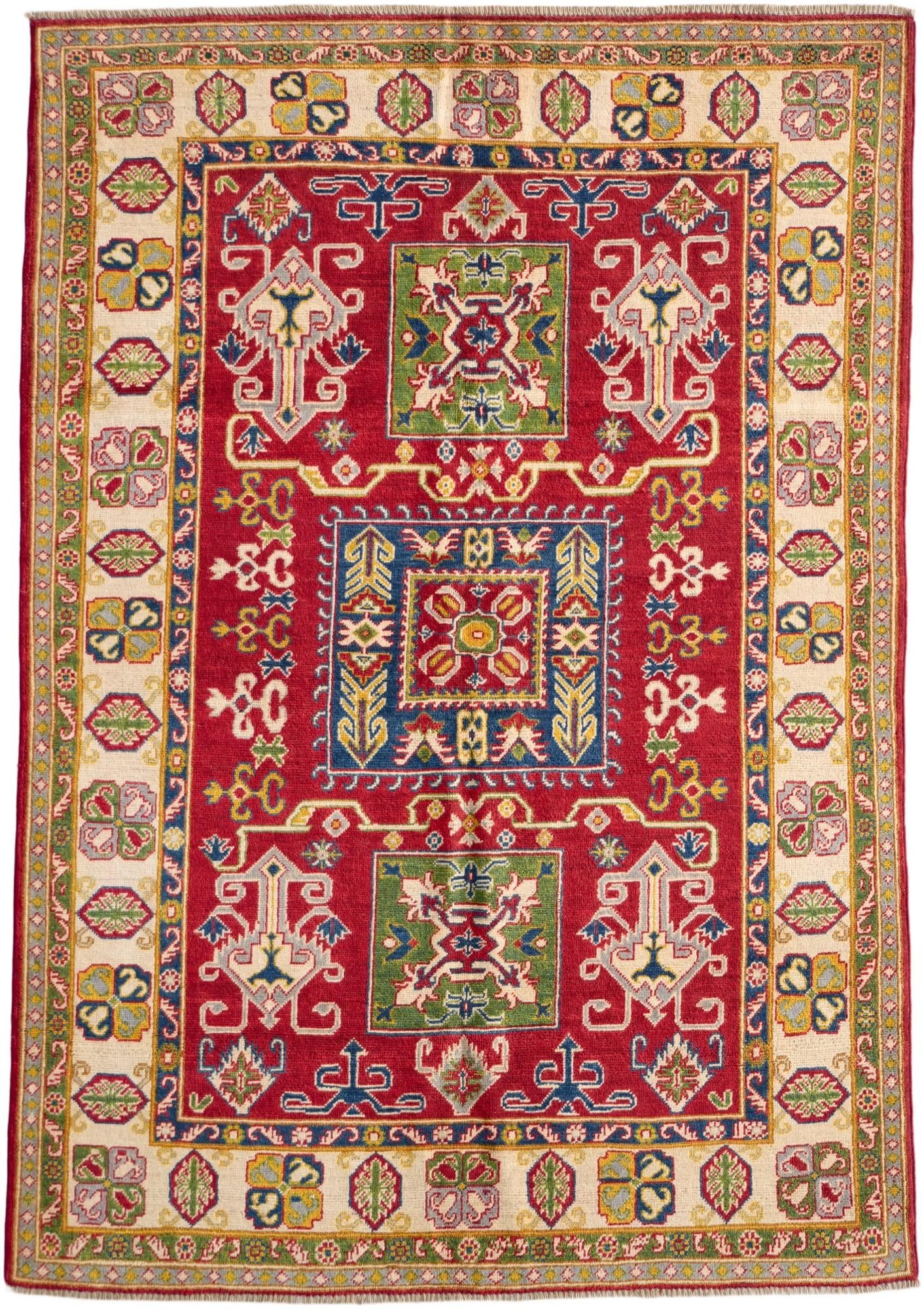 150cm x 210cm Hand Knotted Kazak Rug