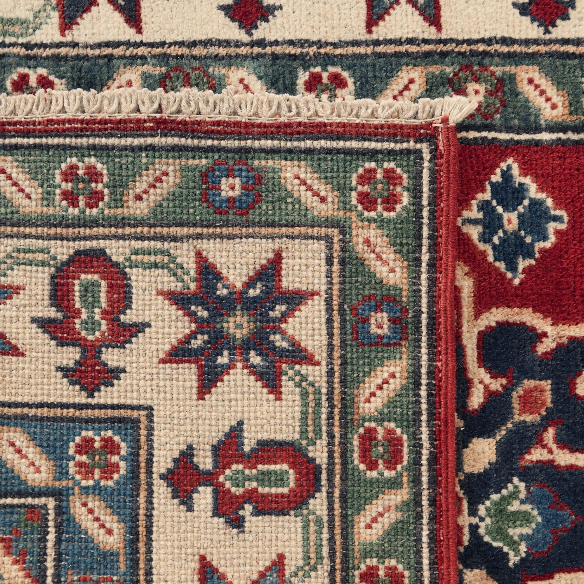 80cm x 130cm Handgeknüpft Kazak Teppich