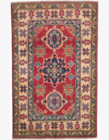 2' 8 x 4' 3 Hand Knotted Kazak Rug