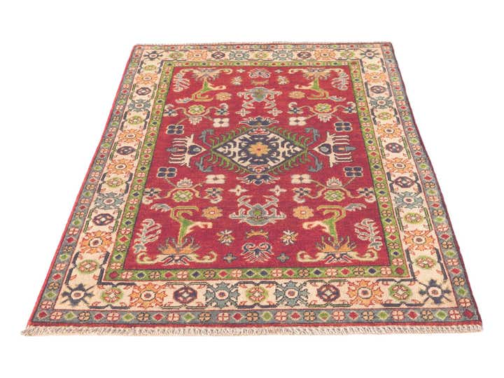 3' 5 x 5' 1 Hand Knotted Kazak Rug