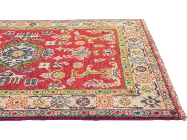 3' 5 x 5' 1 Hand Knotted Kazak Rug