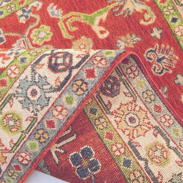 3' 5 x 5' 1 Hand Knotted Kazak Rug