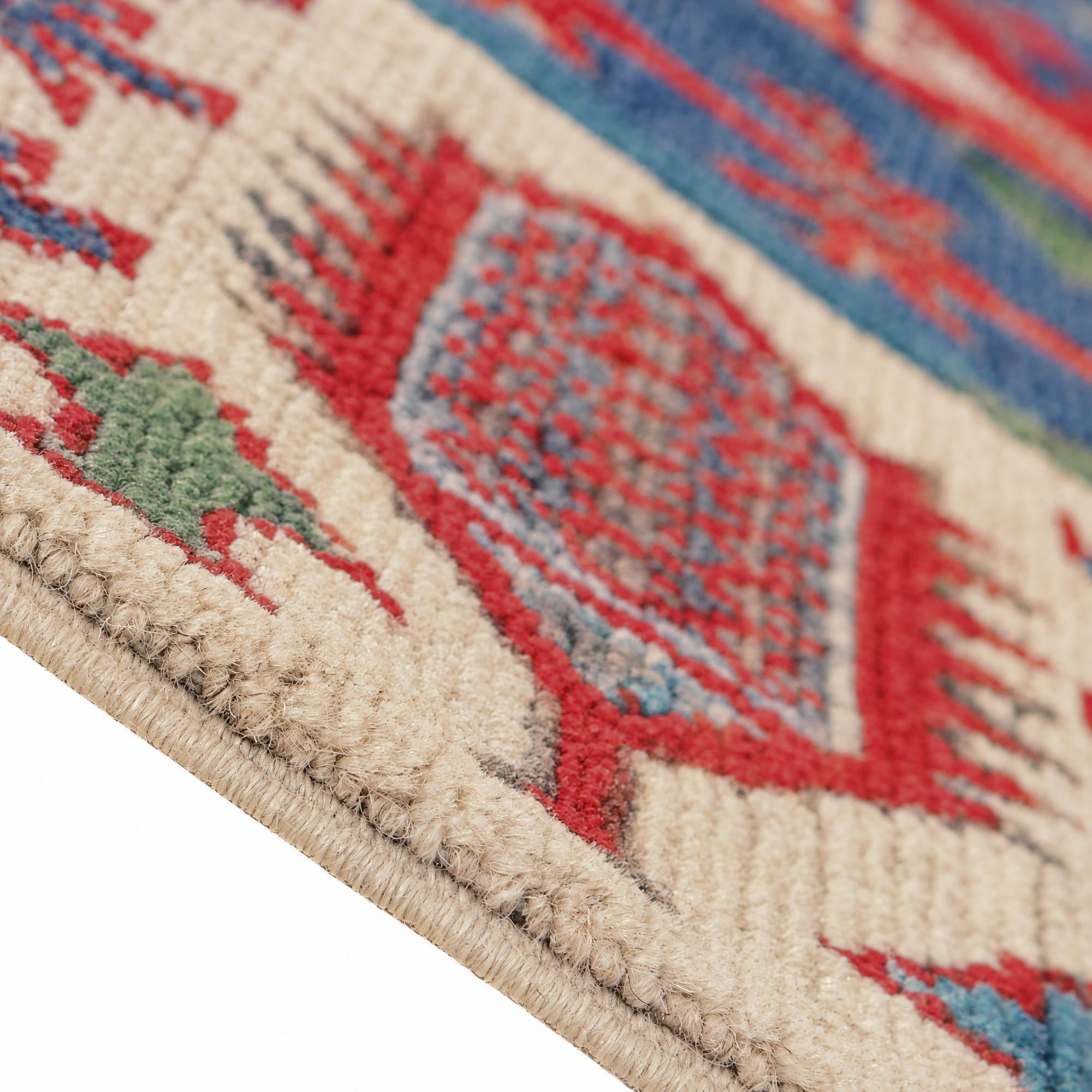 95cm x 160cm Hand Knotted Kazak Rug