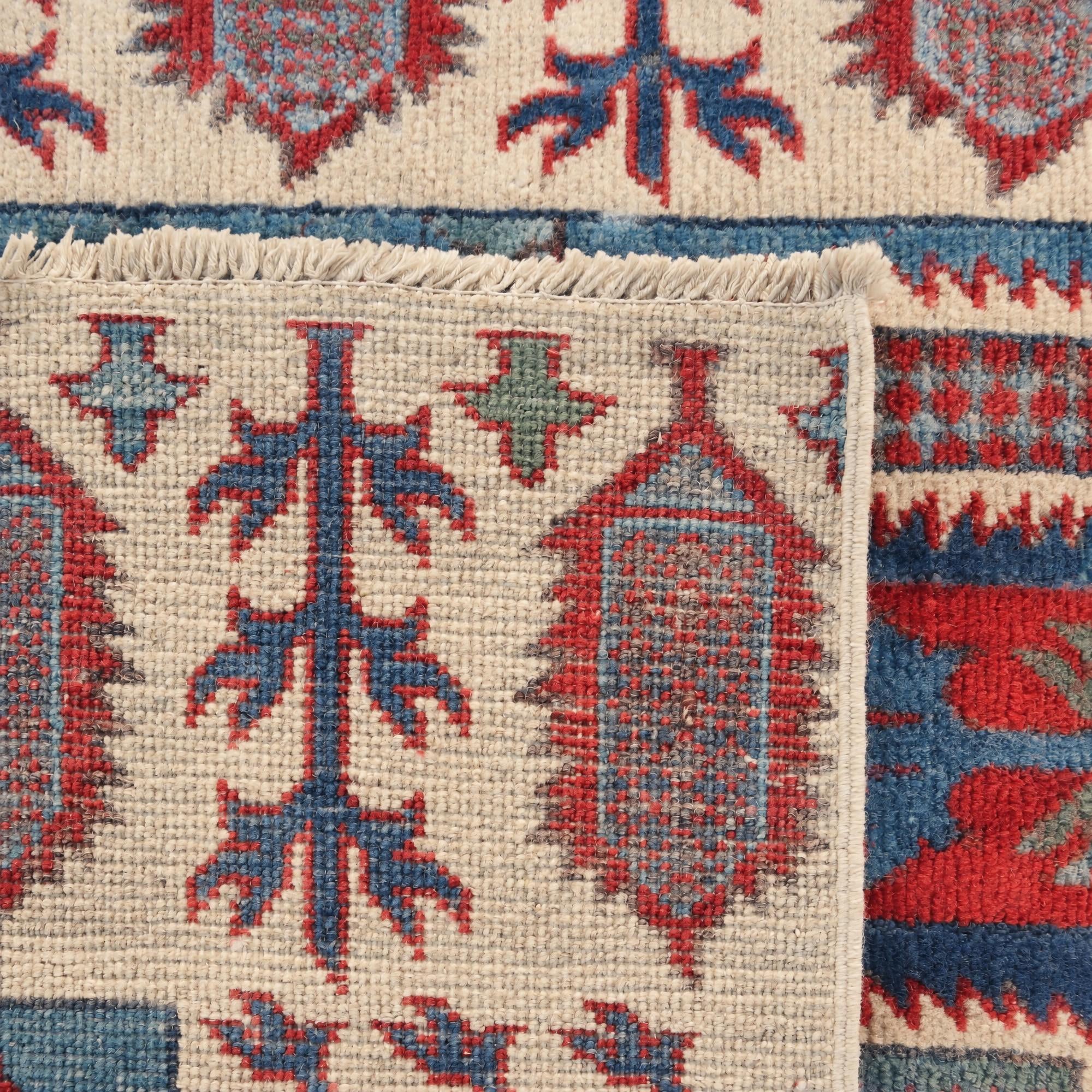 95cm x 160cm Hand Knotted Kazak Rug
