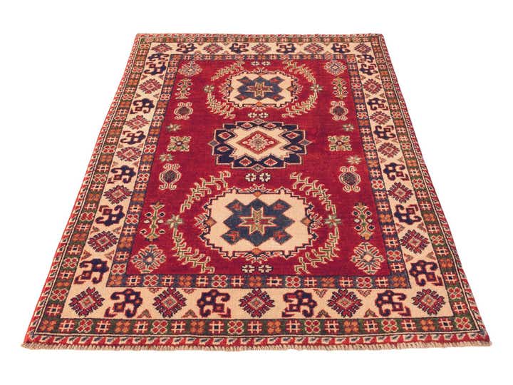 3' 4 x 5' 2 Hand Knotted Kazak Rug
