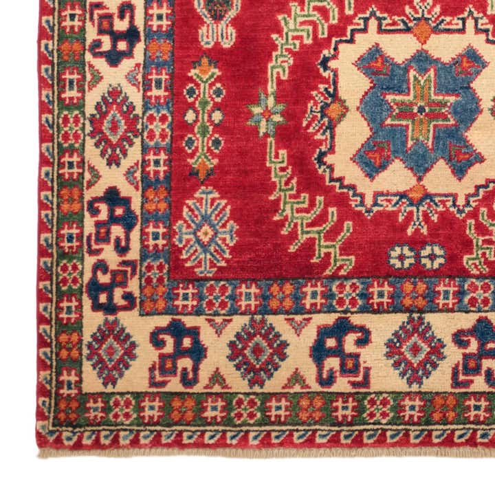 3' 4 x 5' 2 Hand Knotted Kazak Rug