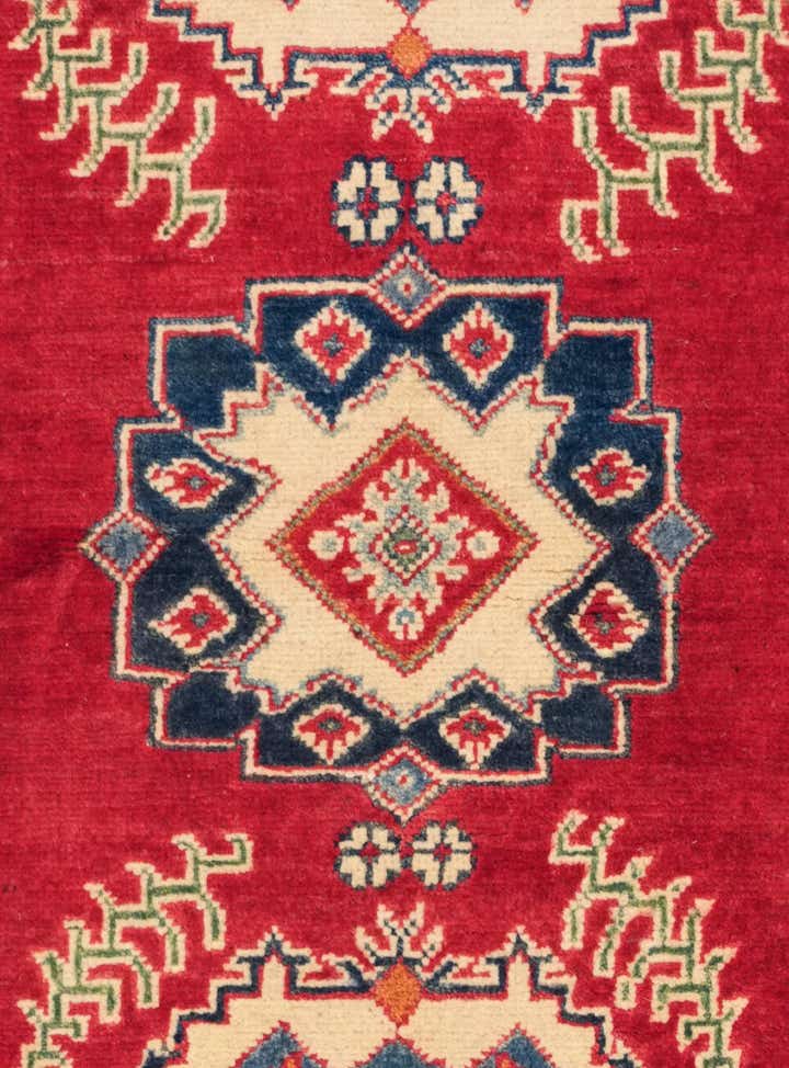 3' 4 x 5' 2 Hand Knotted Kazak Rug