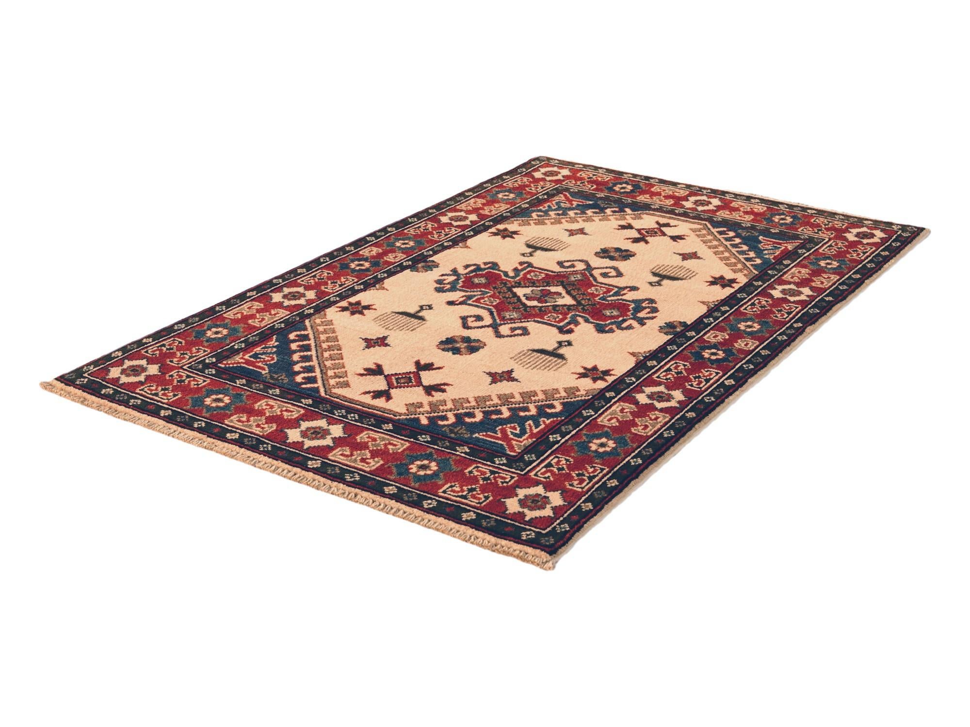 2' 7 x 4' 3 Hand Knotted Kazak Rug