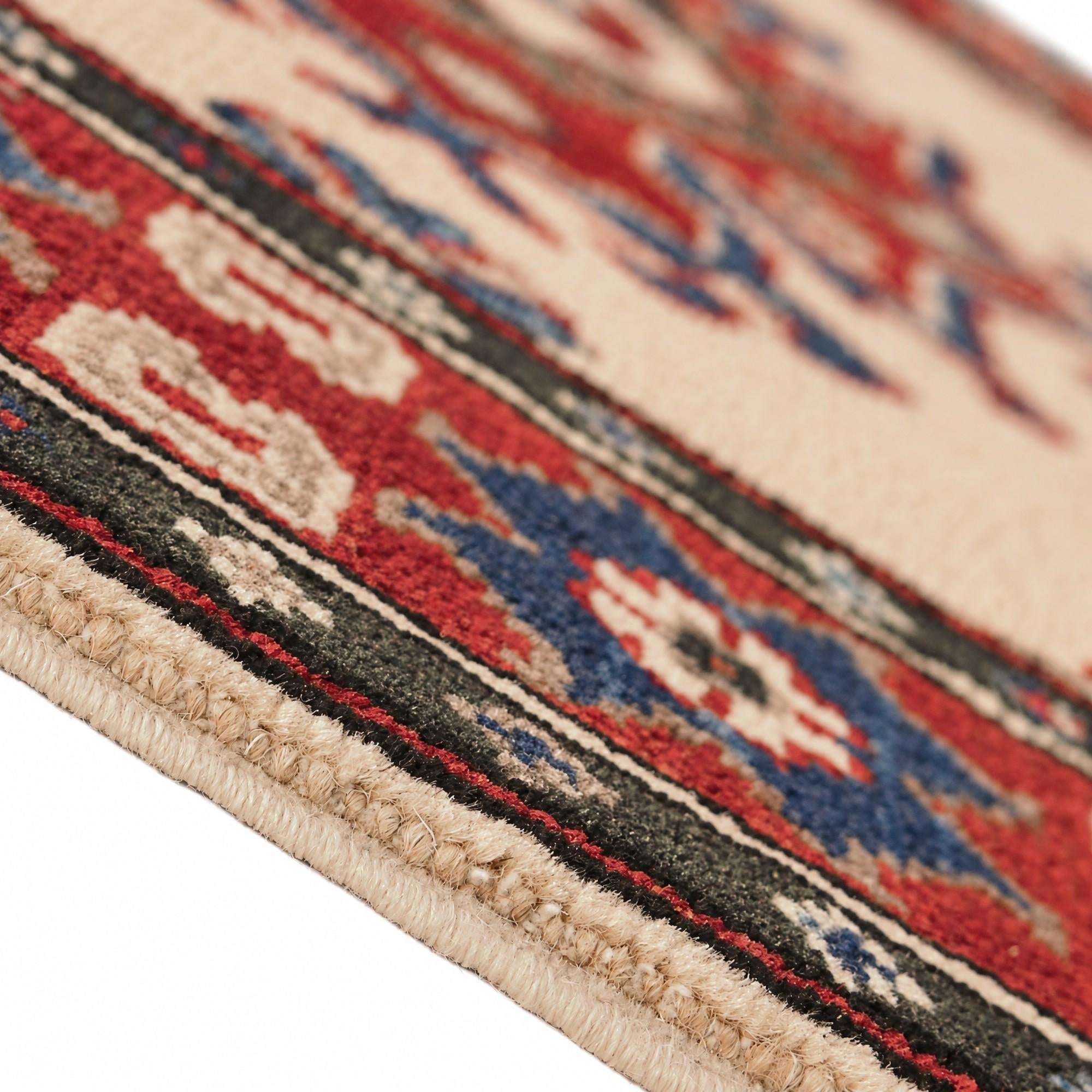 80cm x 130cm Hand Knotted Kazak Rug