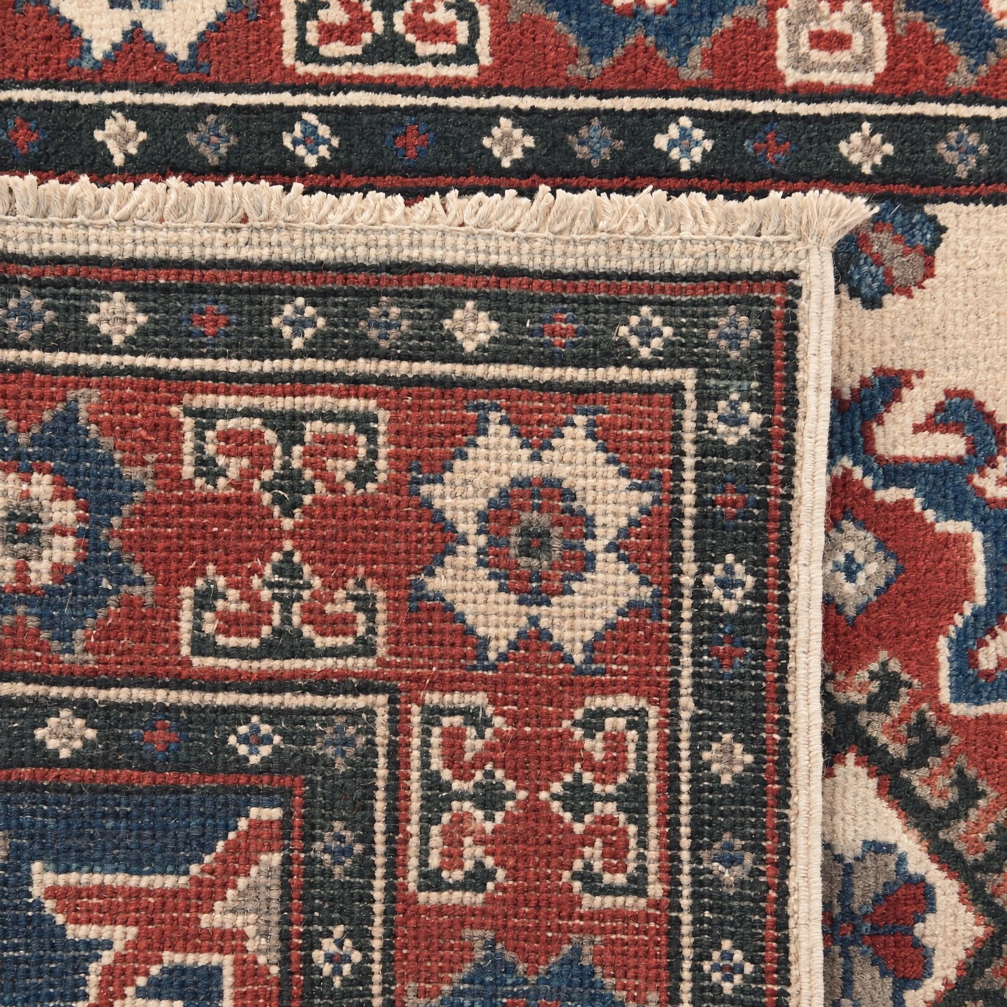 80cm x 130cm Hand Knotted Kazak Rug