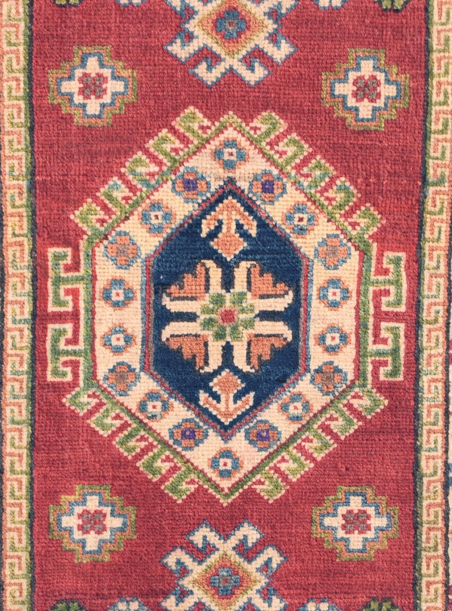 2' x 2' 11 Hand Knotted Kazak Rug