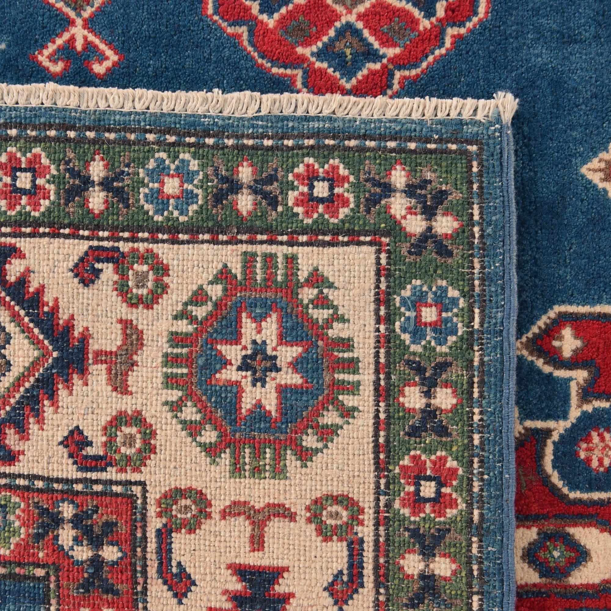 145cm x 220cm Hand Knotted Kazak Rug