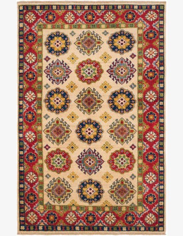 3' 3 x 5' 1 Hand Knotted Kazak Rug