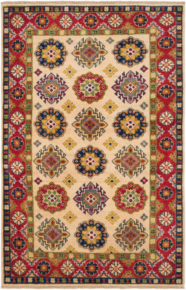 3' 3 x 5' 1 Hand Knotted Kazak Rug