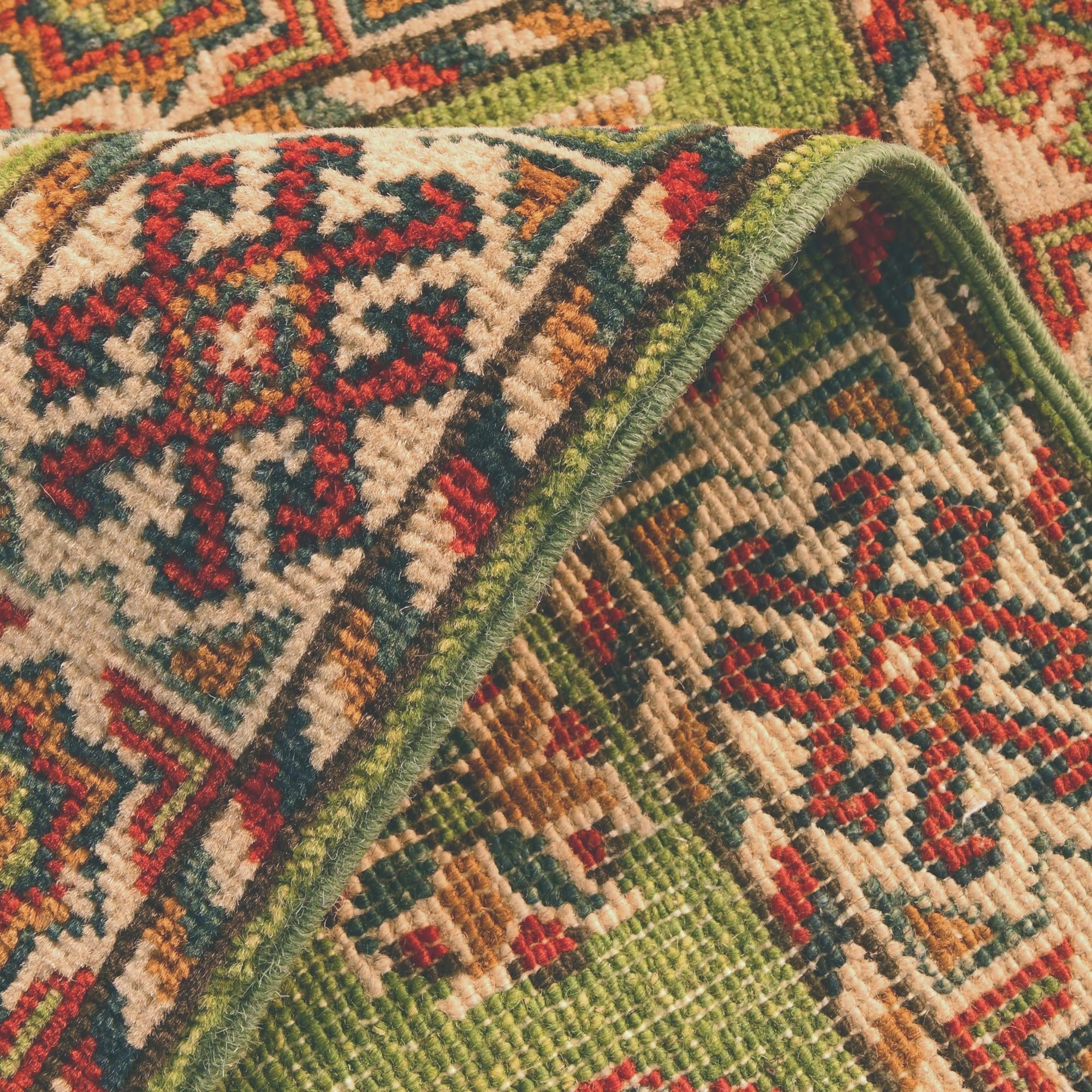 1' 11 x 3' Hand Knotted Kazak Rug