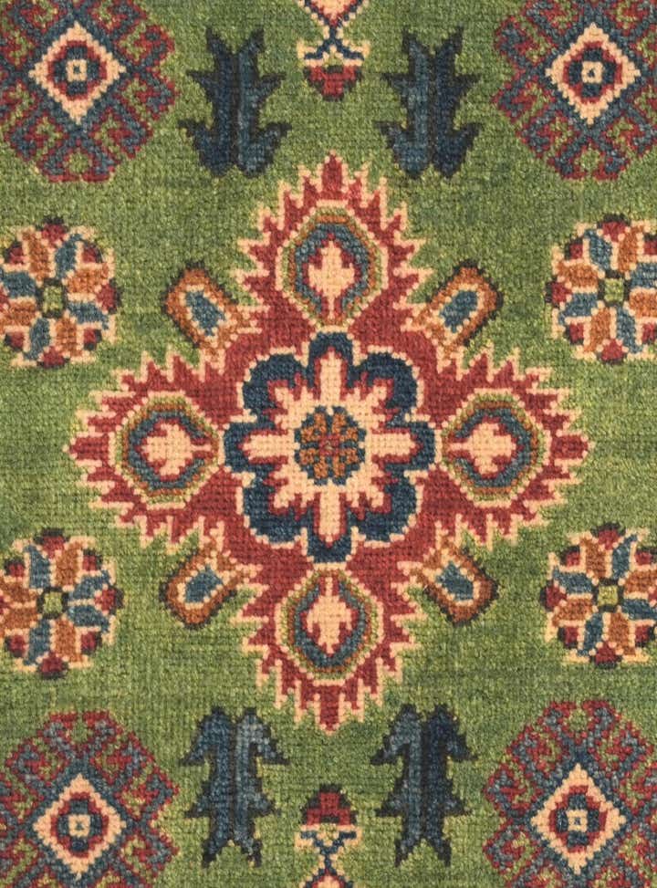1' 11 x 3' Hand Knotted Kazak Rug