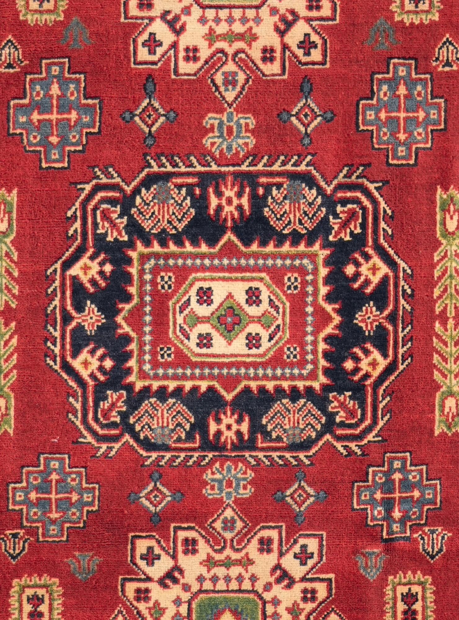 3' 11 x 6' 2 Hand Knotted Kazak Rug