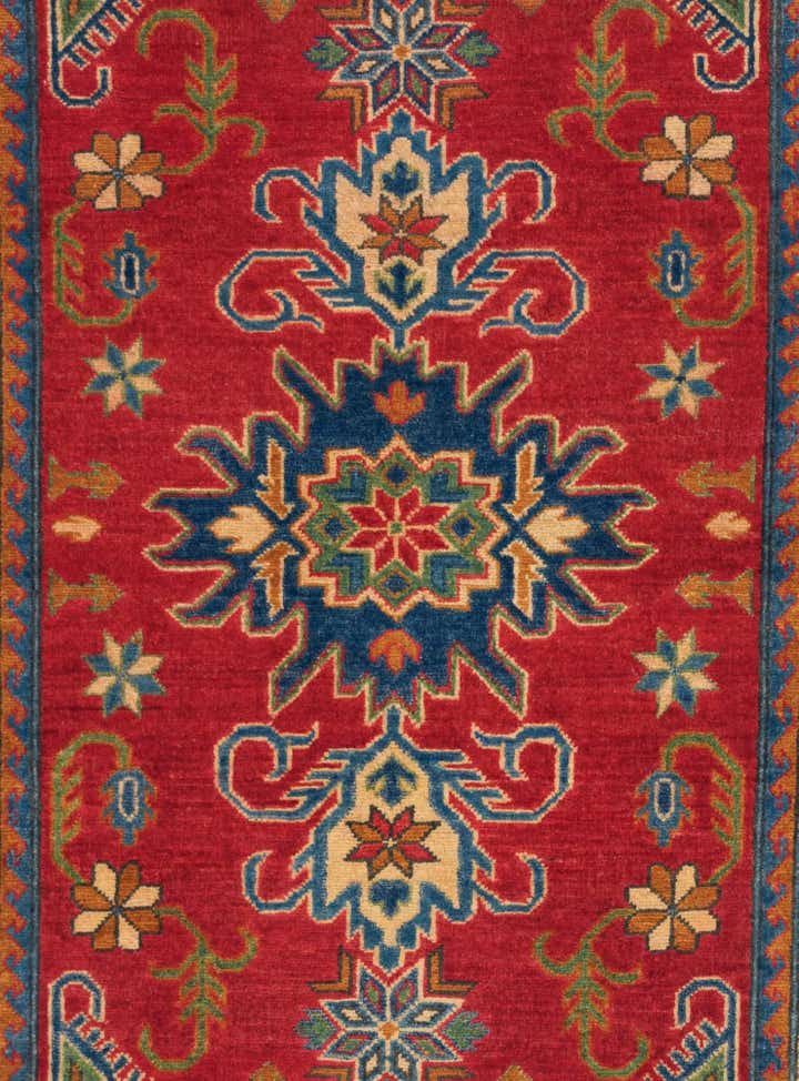 3' 6 x 4' 11 Hand Knotted Kazak Rug