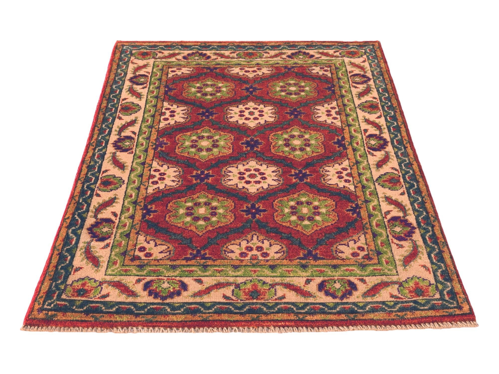 2' 8 x 3' 9 Hand Knotted Kazak Rug
