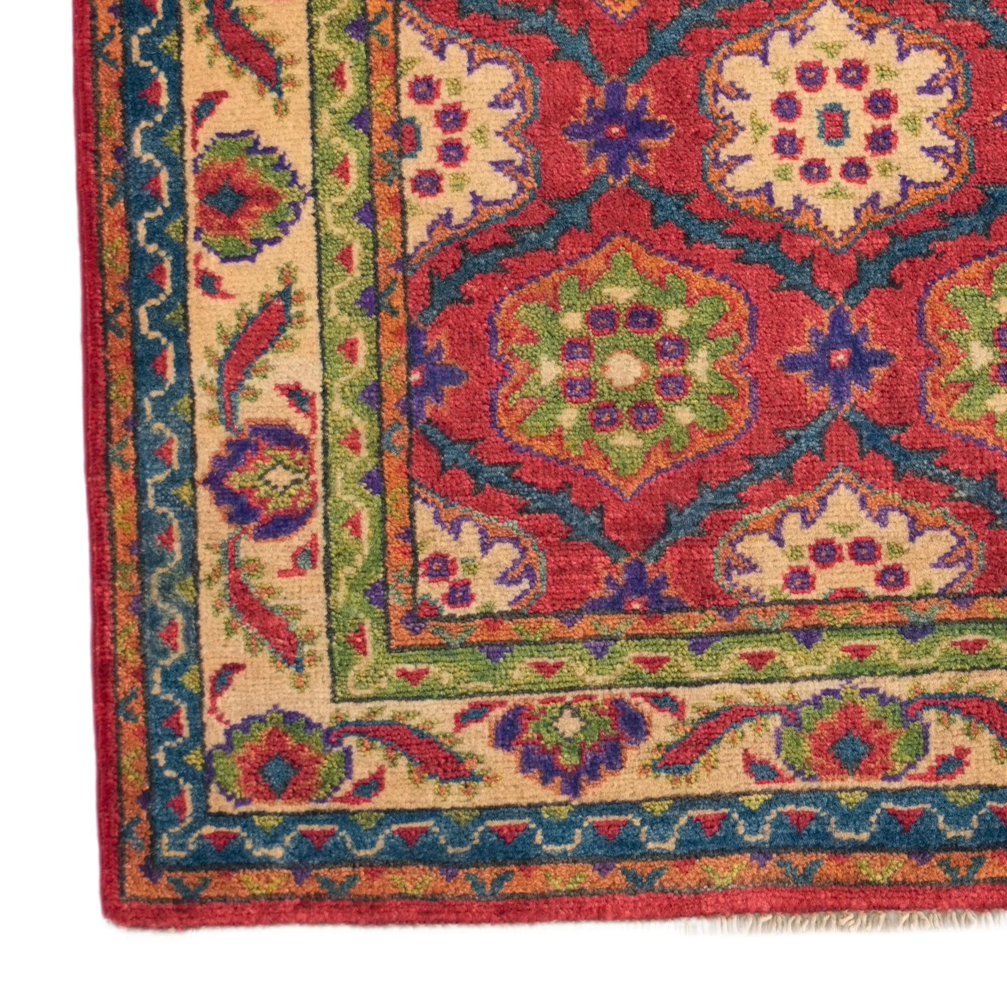 2' 8 x 3' 9 Hand Knotted Kazak Rug