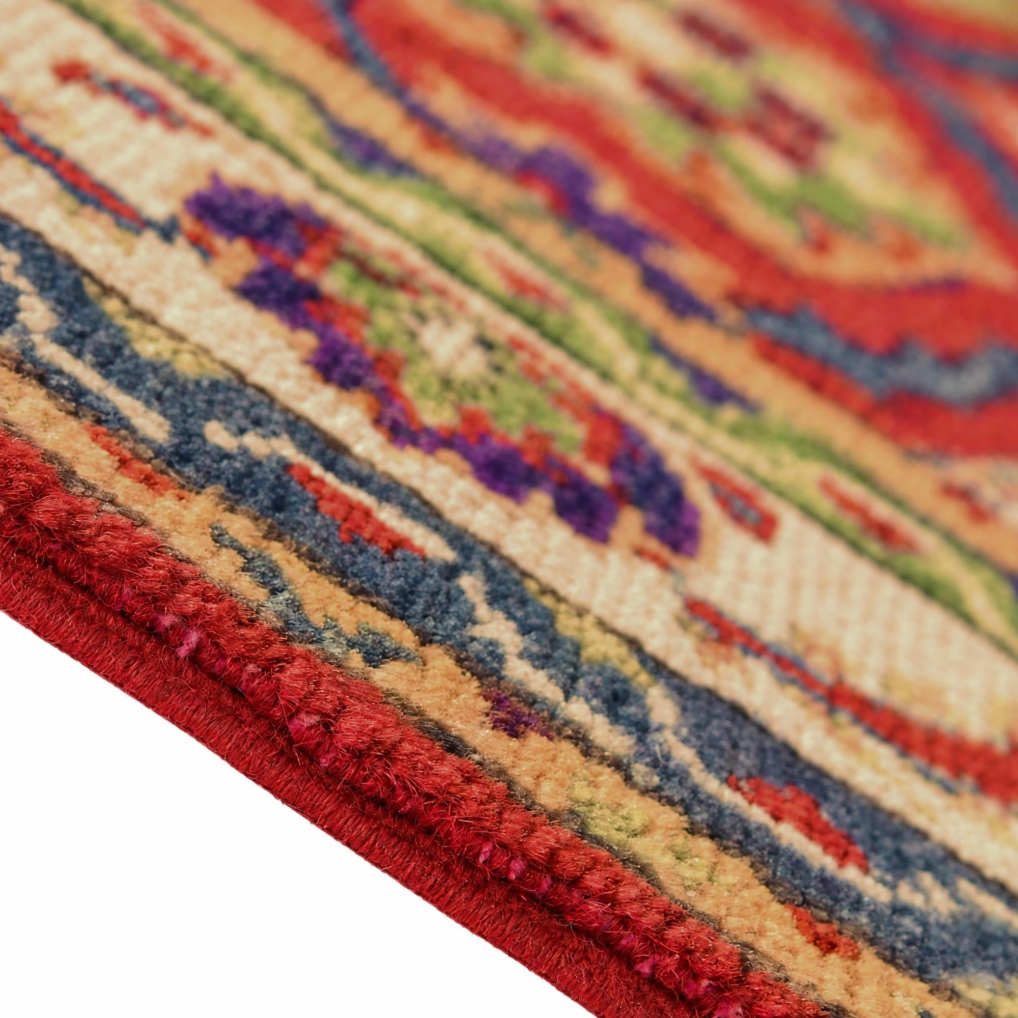 80cm x 115cm Hand Knotted Kazak Rug