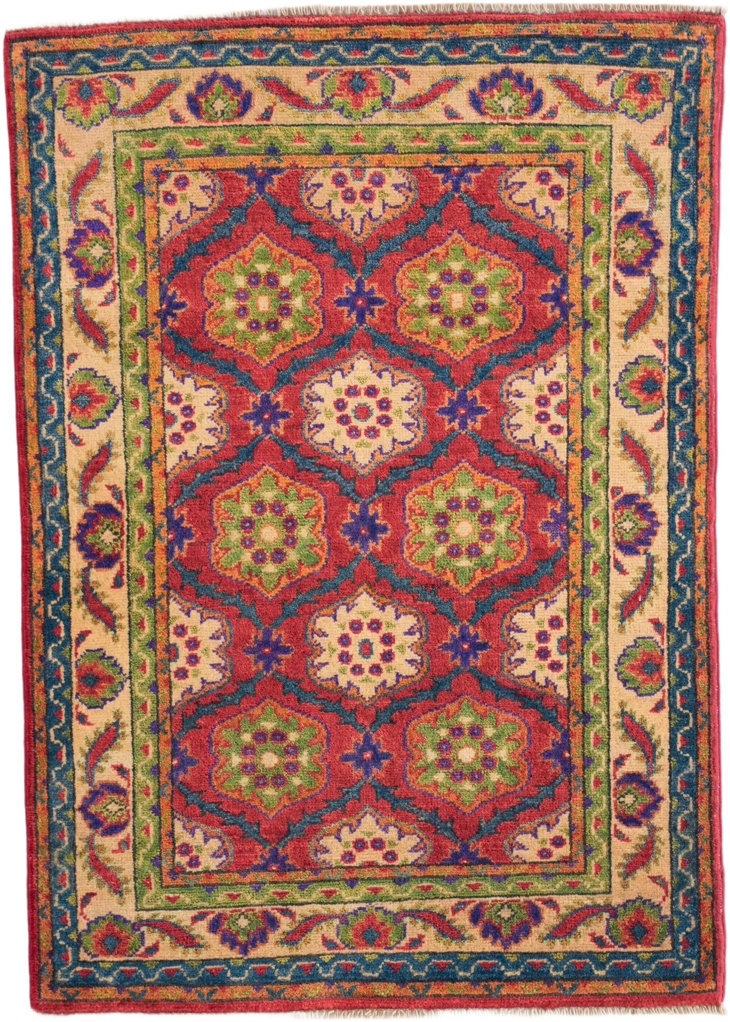 2' 8 x 3' 9 Hand Knotted Kazak Rug