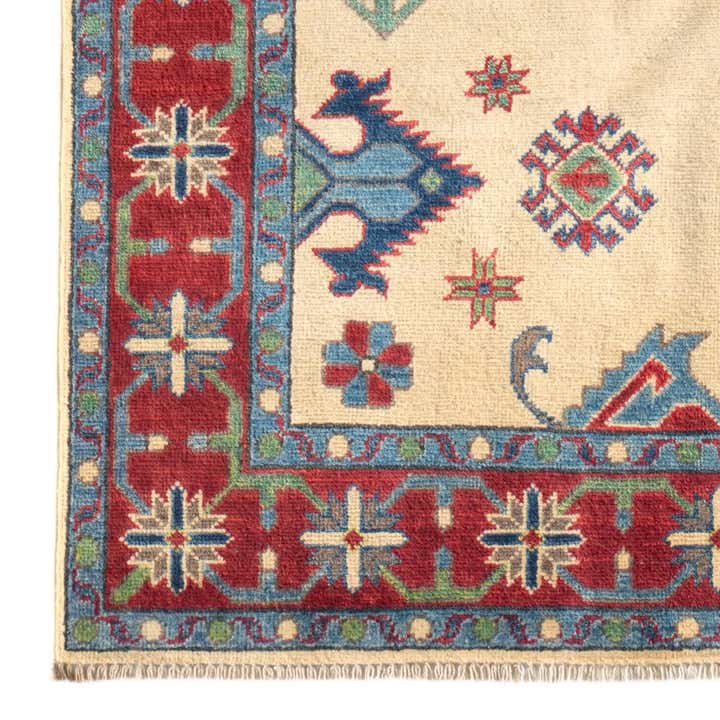 4' 11 x 6' 11 Hand Knotted Kazak Rug