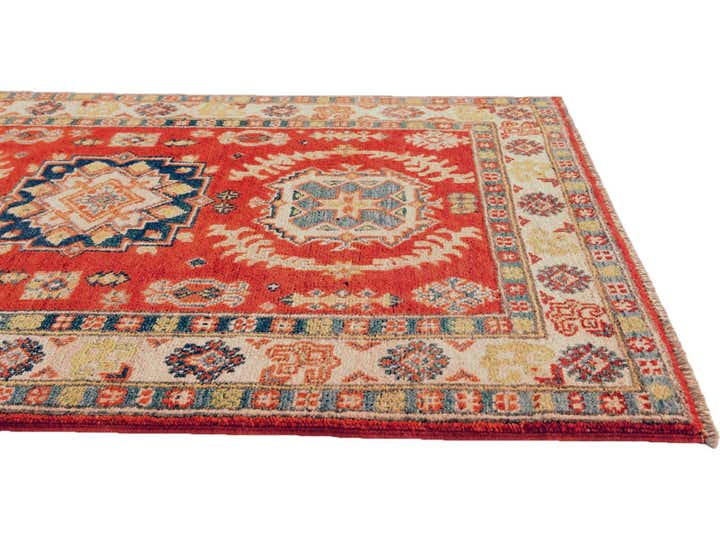 2' 7 x 4' Hand Knotted Kazak Rug