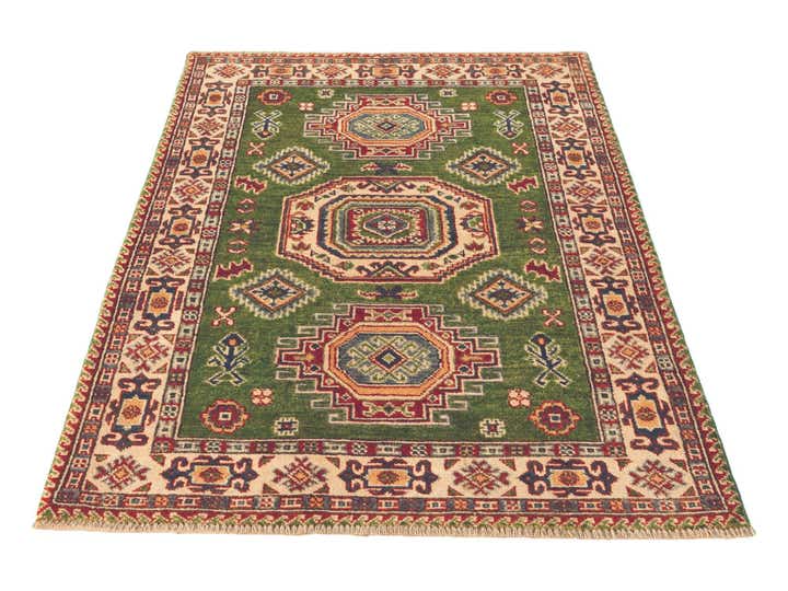 3' 5 x 5' 1 Hand Knotted Kazak Rug