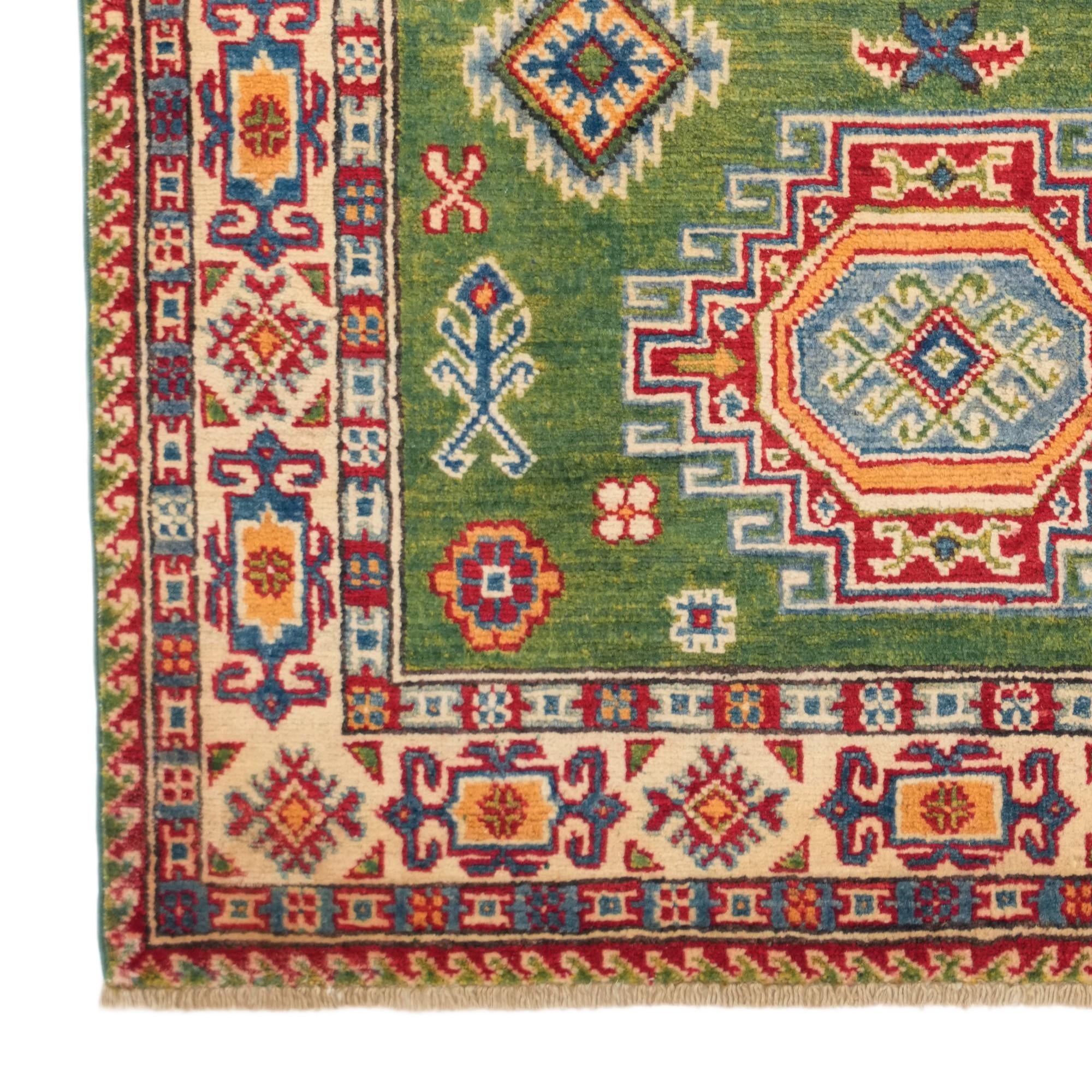105cm x 155cm Hand Knotted Kazak Rug
