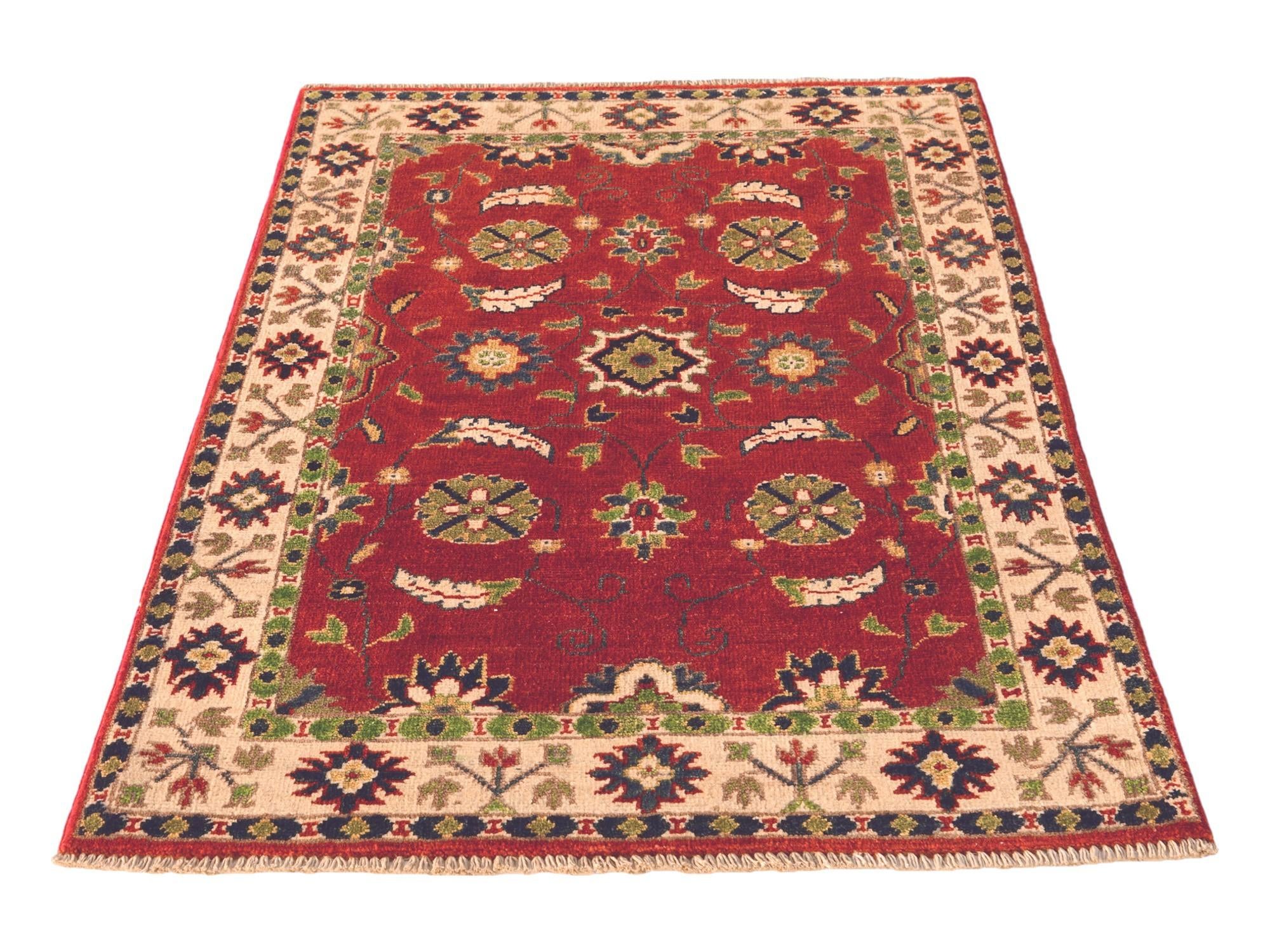 2' 9 x 3' 11 Hand Knotted Kazak Rug