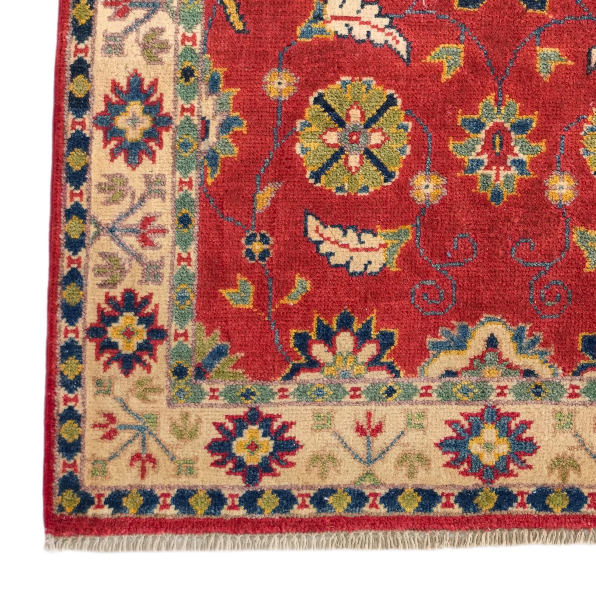2' 9 x 3' 11 Hand Knotted Kazak Rug