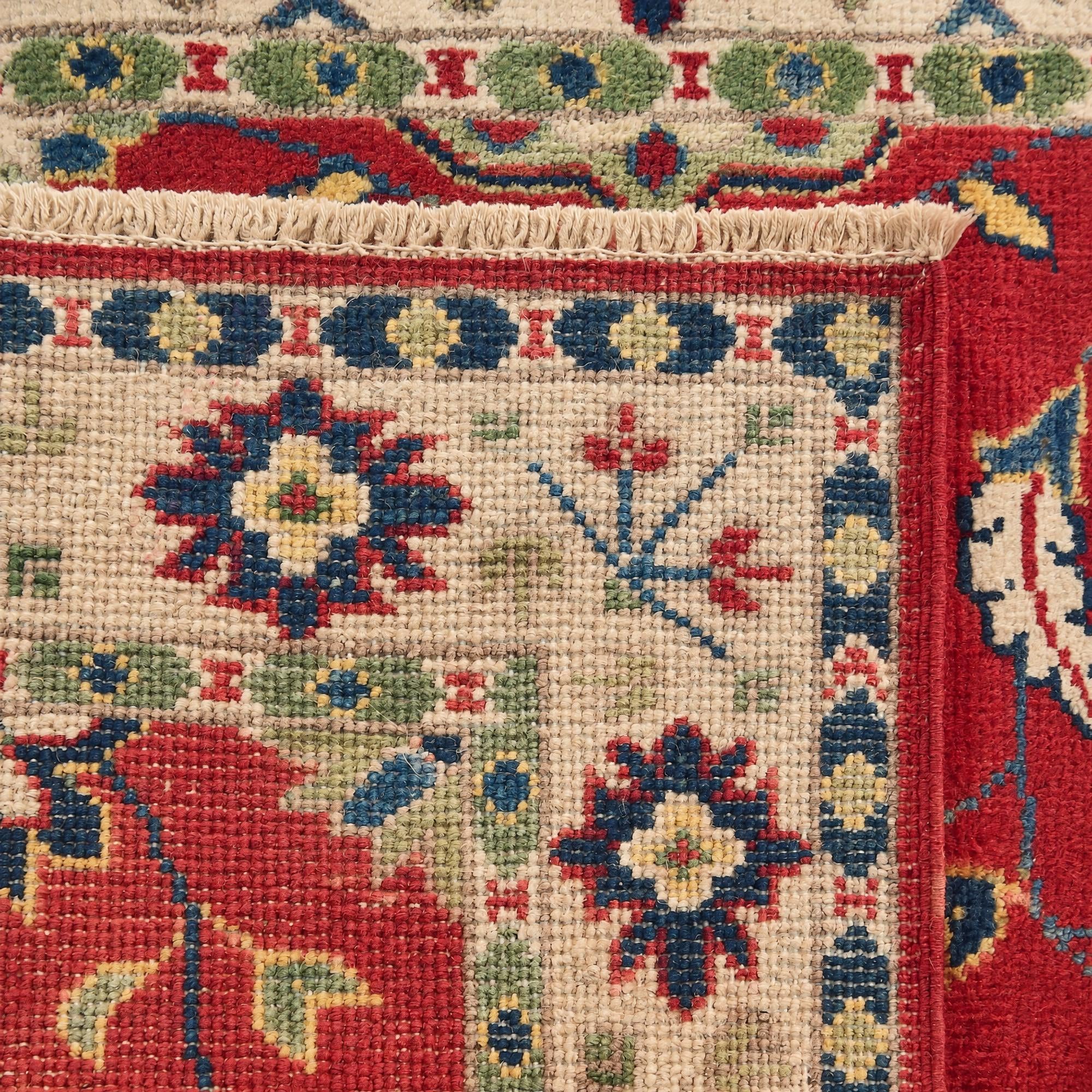 85cm x 120cm Hand Knotted Kazak Rug