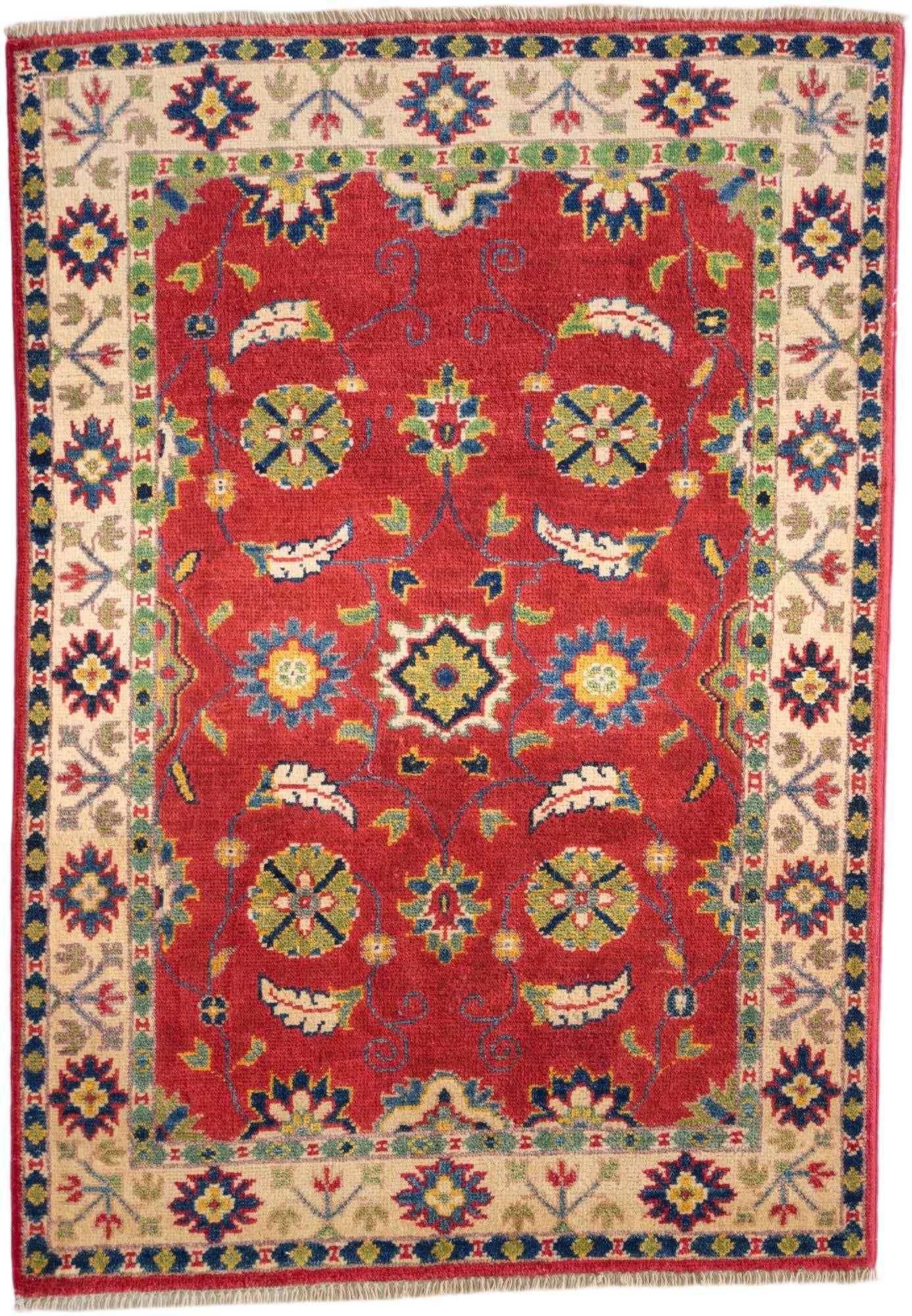 2' 9 x 3' 11 Hand Knotted Kazak Rug