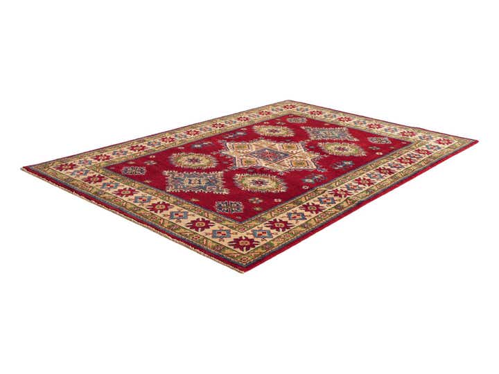 5' x 7' 3 Hand Knotted Kazak Rug