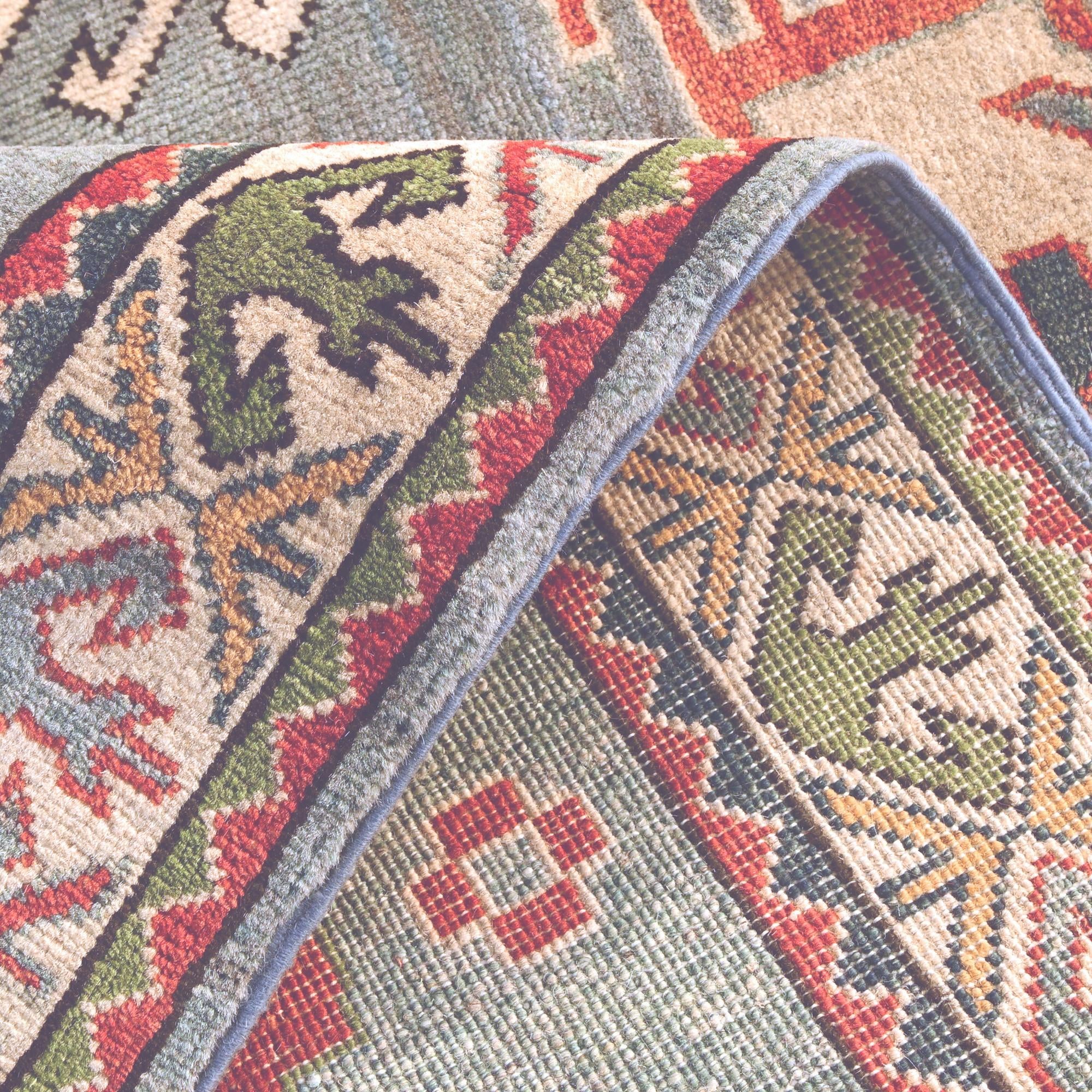 3' 2 x 4' 11 Hand Knotted Kazak Rug