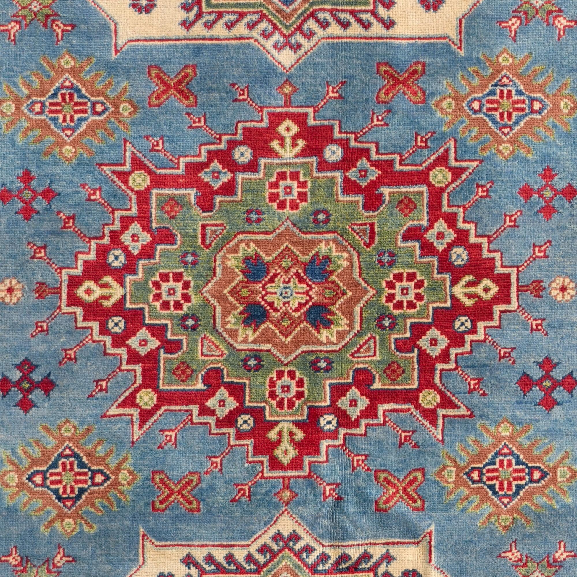 Detail image 10 of 10: 5' 3 x 6' 10 Hand Knotted Kazak Rug