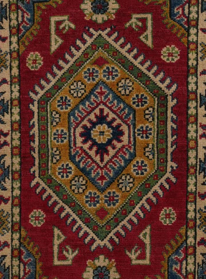 2' x 3' 1 Hand Knotted Kazak Rug