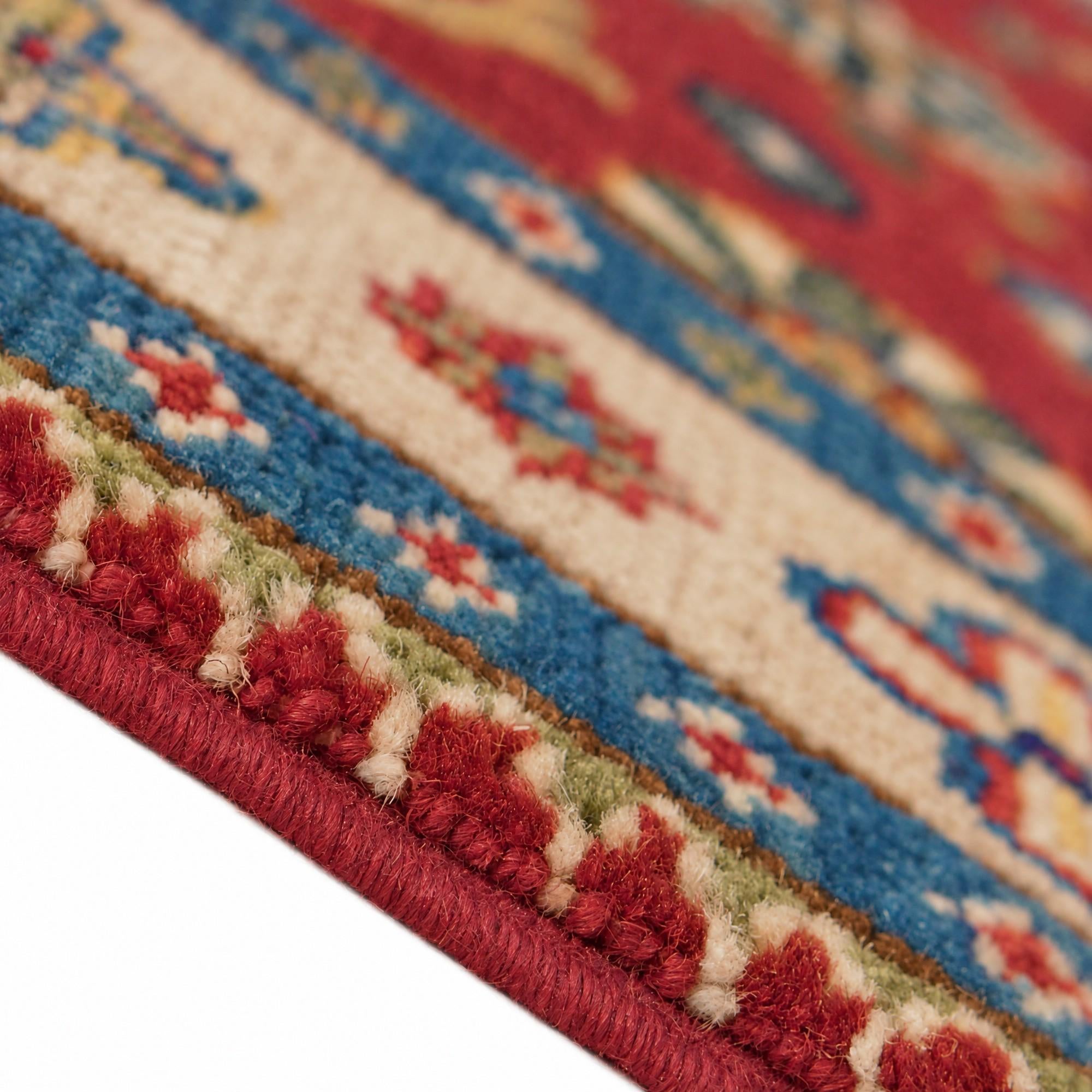 60cm x 90cm Hand Knotted Kazak Rug