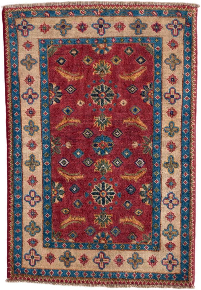 2' x 2' 11 Hand Knotted Kazak Rug
