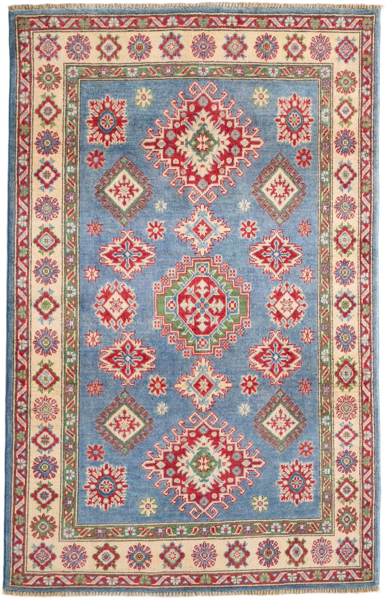 Detail image 2 of 10: 4' x 6' 2 Hand Knotted Kazak Rug