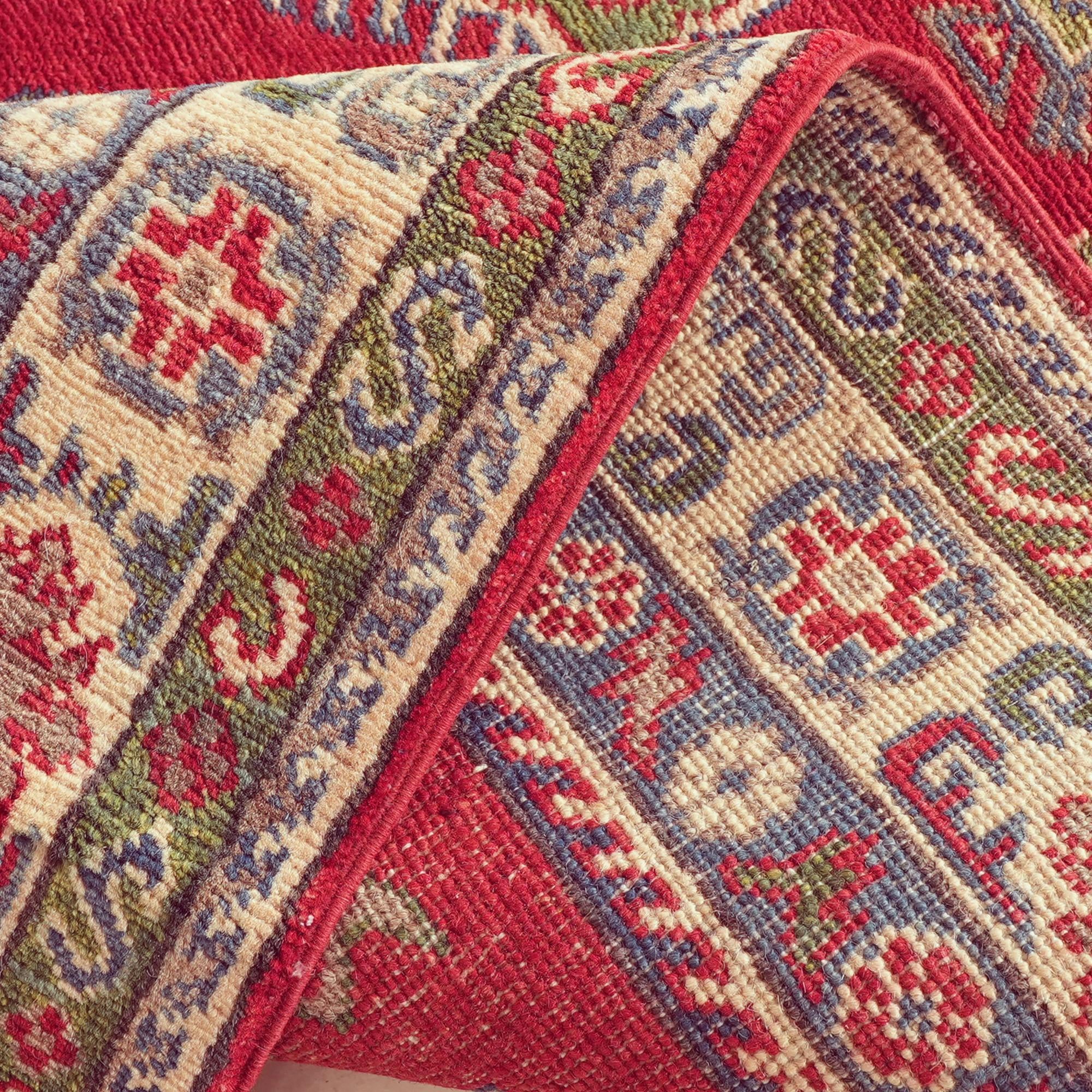 Detail image 8 of 10: 4' 11 x 6' 11 Hand Knotted Kazak Rug