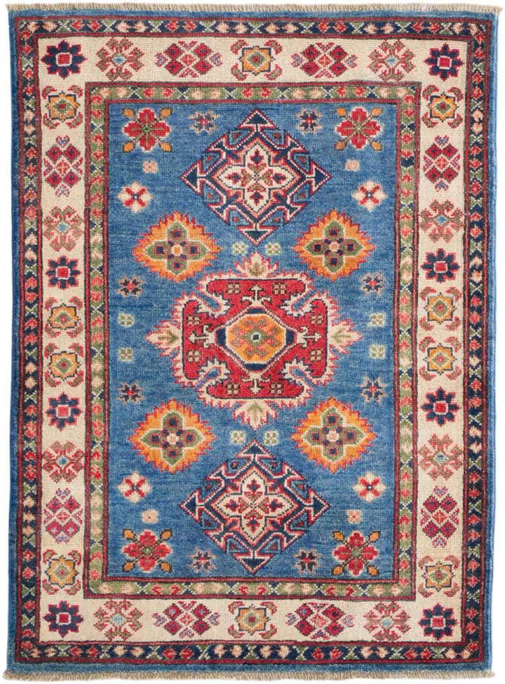 90cm x 120cm anudado a mano Kazak Alfombra