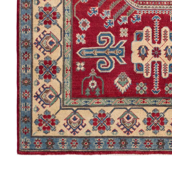5' x 7' 2 Hand Knotted Kazak Rug