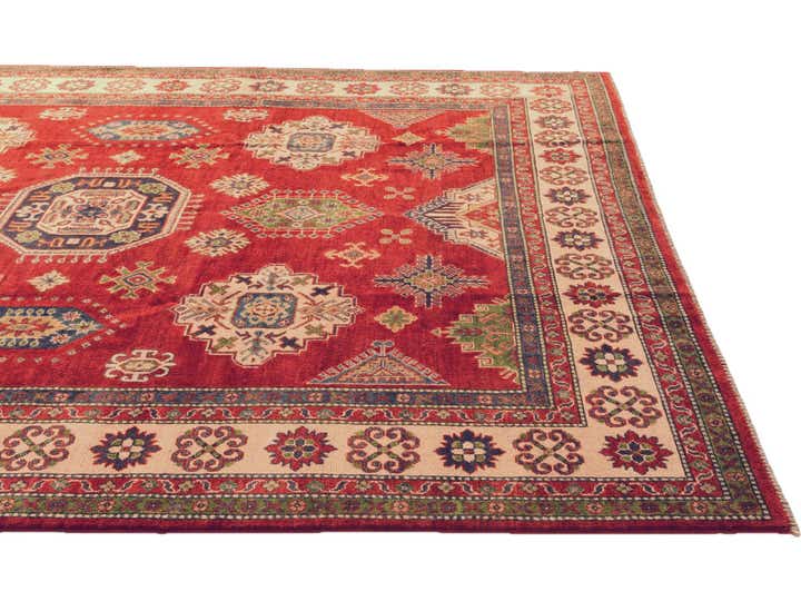 7' 10 x 9' 8 Hand Knotted Kazak Rug